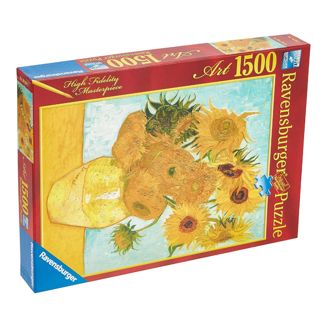 Ravensburger Puzzle Quadri Famosi Museum Van Gogh Vaso con Girasoli - DarSaGiocattoli