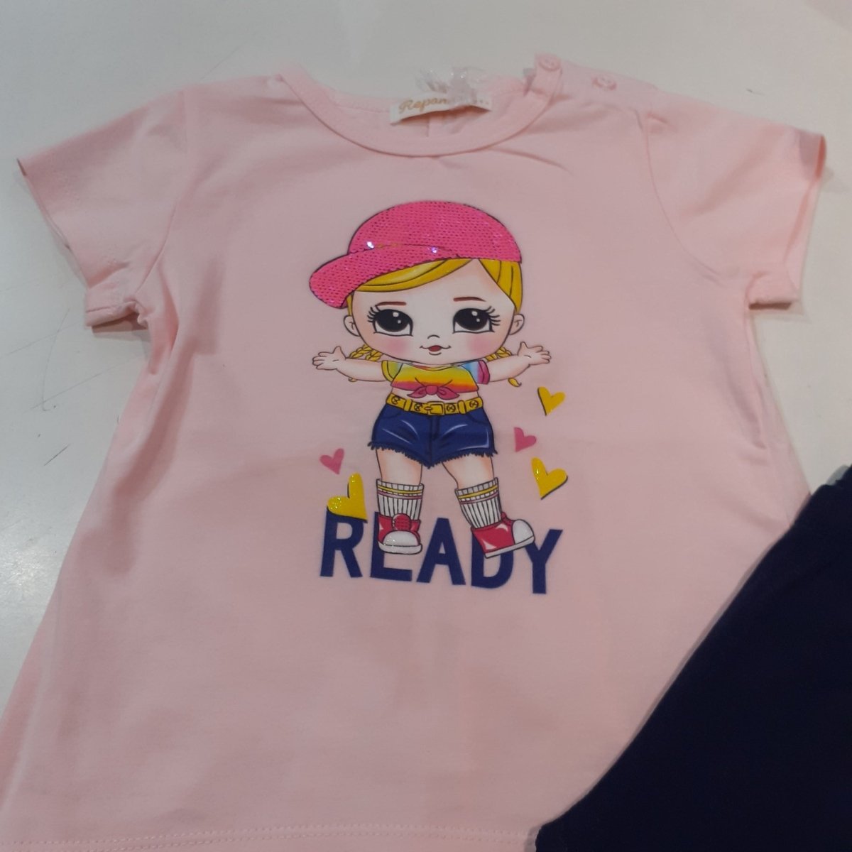 Repanda Completo Bambina 2 Pezzi Maglietta e Leggings RP - W5872 - DarSaGiocattoli