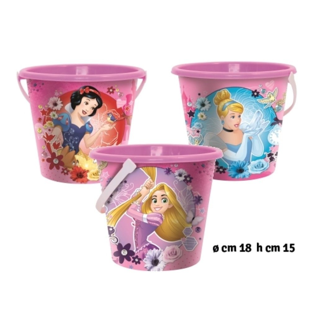 Secchiello Principesse Diametro 18 cm Adriatic 703 - 8002936703002 - DarSaGiocattoli