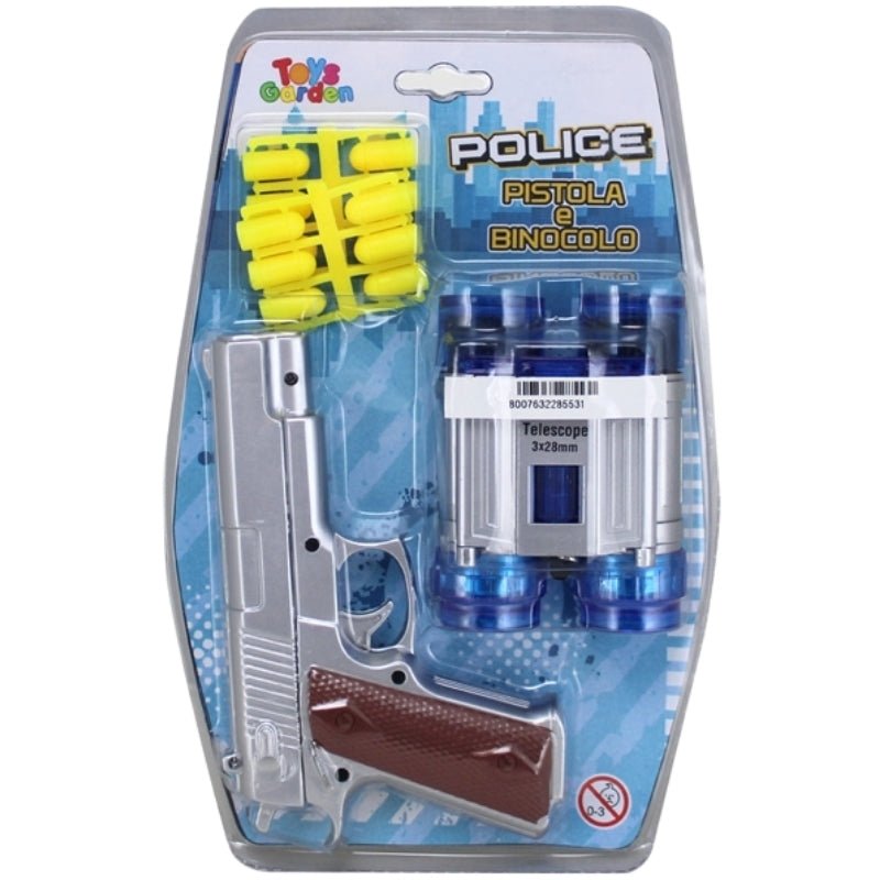 Set Pistola e Binocolo Giocattolo in Blister Toys Garden 28553 - 8007632285531 - DarSaGiocattoli