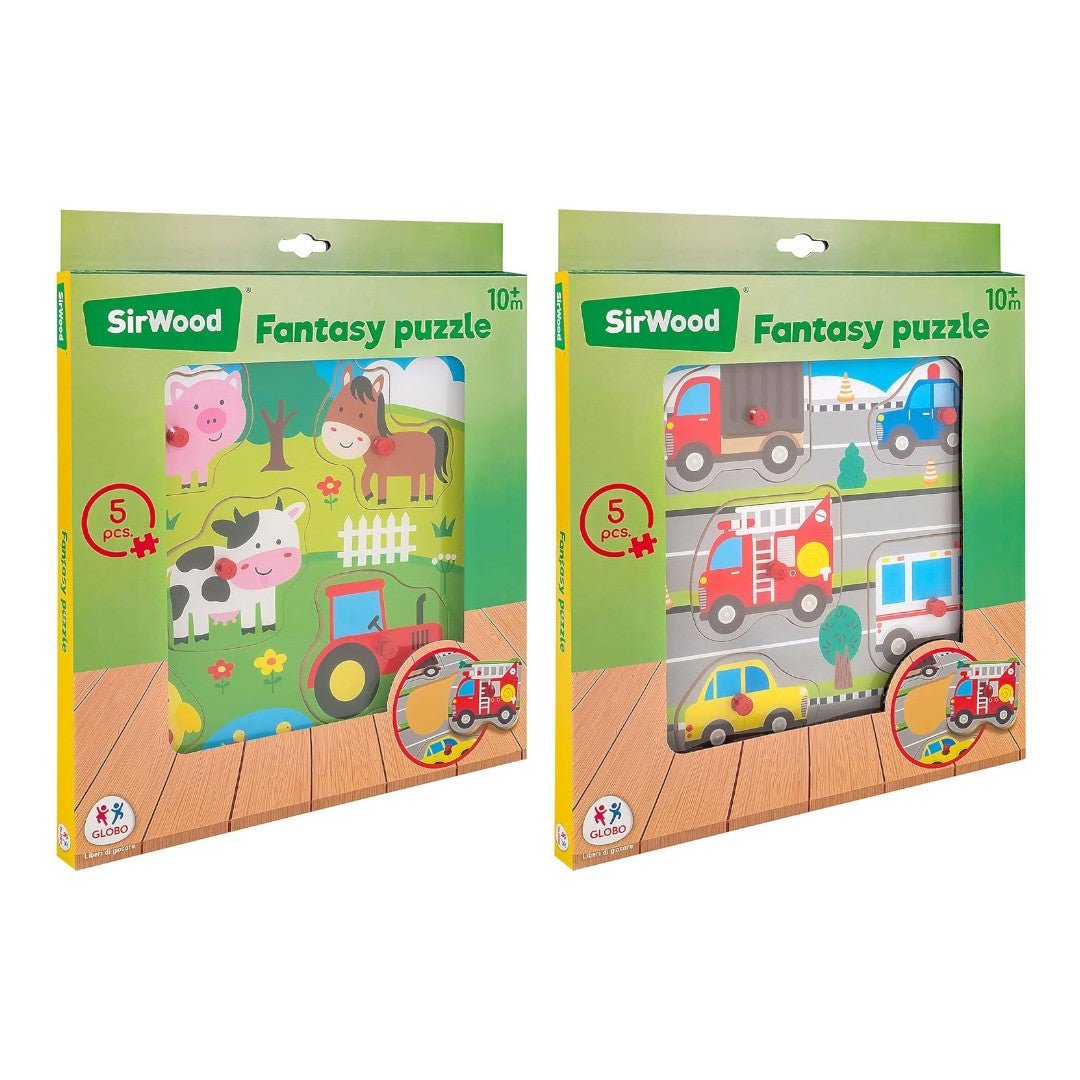 SirWood Puzzle in Legno Piolo 40540 - 8014966405405 - DarSaGiocattoli