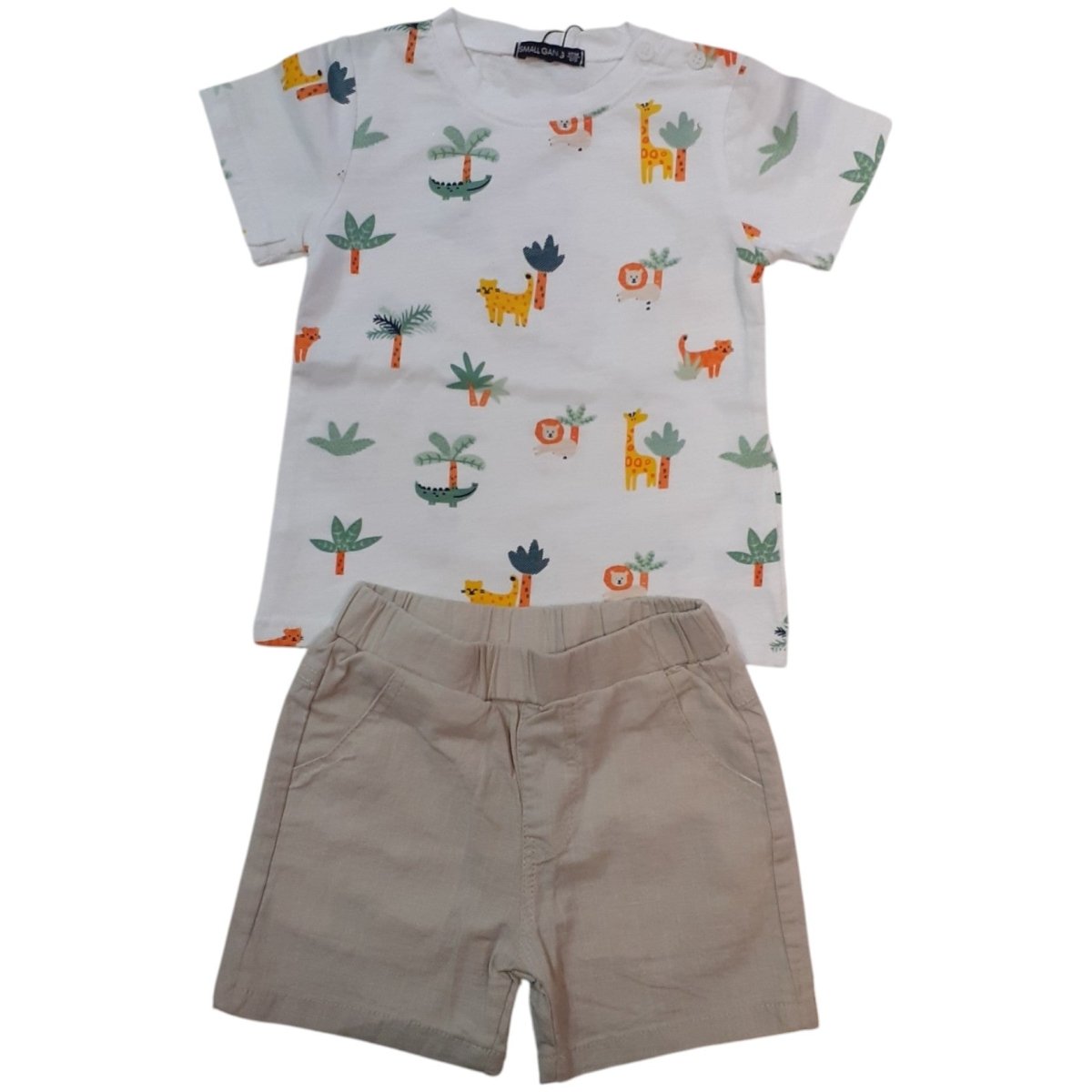 Small Gang Denim Completo Bambino T-Shirt e Pantaloncini S - 9424 - 188602594247 - DarSaGiocattoli