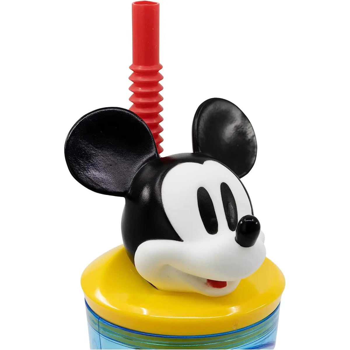Stor Bicchiere Originale Disney Topolino In Plastica 360 ml Con Cannuccia Rosa e Tappo 3D 74466 - 8412497743667 - DarSaGiocattoli