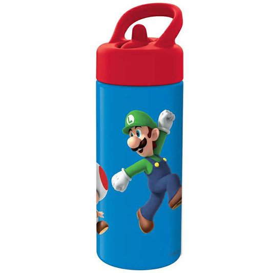 Stor Borraccia Super Mario Con Cannuccia 410 ml - 8412497214013 - DarSaGiocattoli