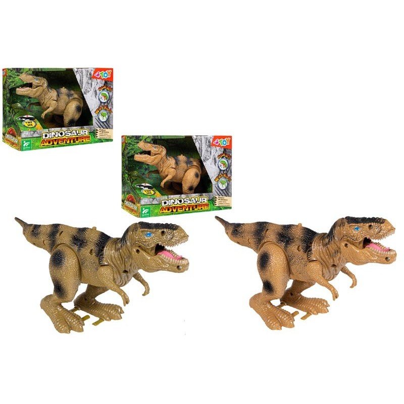 T - Rex Dinosauro Che Cammina Con Suoni a Batteria Globo 41321 - 8014966413219 - DarSaGiocattoli