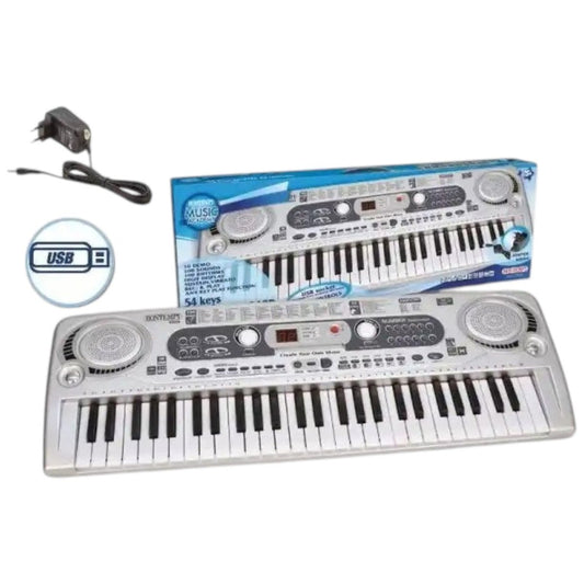 Tastiera Digitale Bontempi 54 Tasti con Lettore MP3 16 5415SD per Bambini - 0047663555737 - DarSaGiocattoli