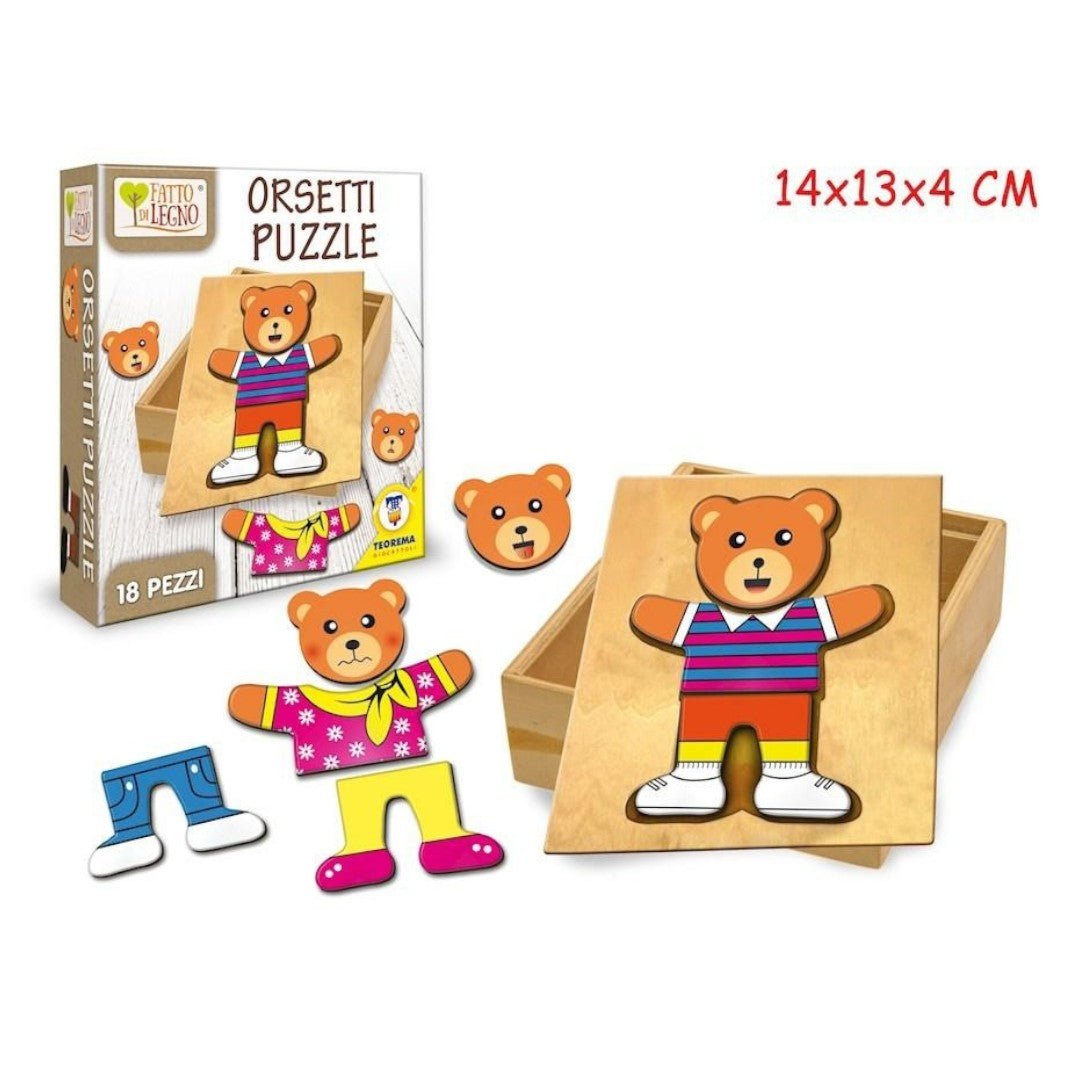 Teorema Gioco Puzzle Orsetti Ass. TT40184 - 8017967401841 - DarSaGiocattoli
