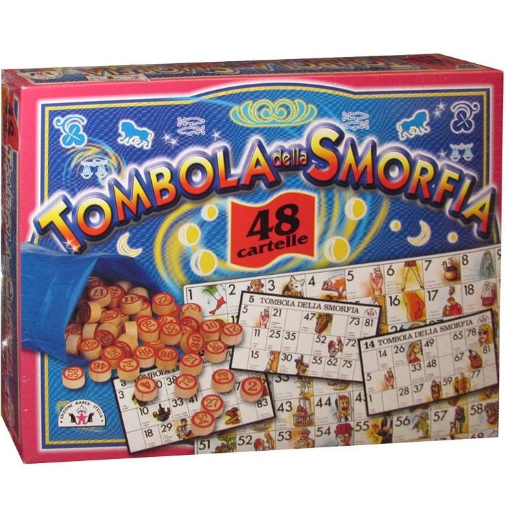 Tombola Della Smorfia 48 Cartelle 6+ Anni Arti Grafiche 054 - 8000888000545 - DarSaGiocattoli
