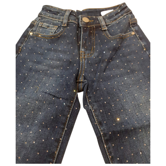 Jeans Bambina Miss & Girls 8219 Con Brillantini