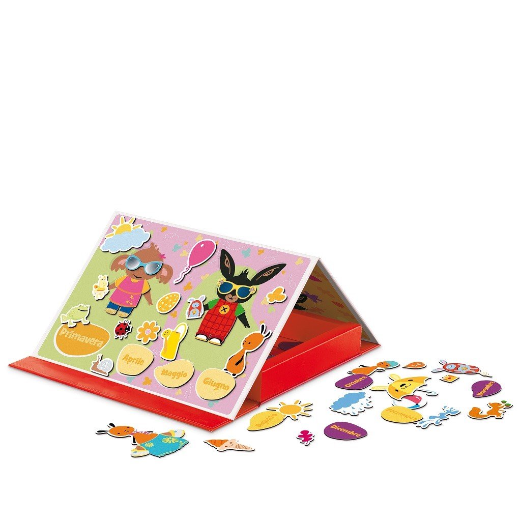 Trudi Sevi Puzzle Magnetico In Legno Bing 61 pz 26x26x5 cm Modello TUE61000 - 8056379122777 - DarSaGiocattoli