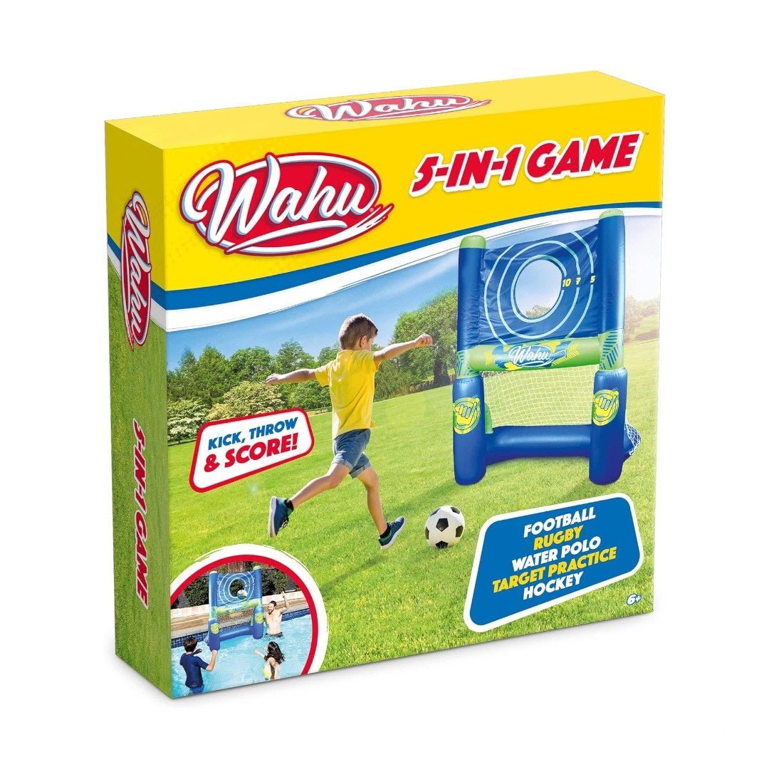 WAHU 5 - IN - 1 Calcio Tiro al Bersaglio Pallanuoto Pallavolo - 8720077207592 - DarSaGiocattoli