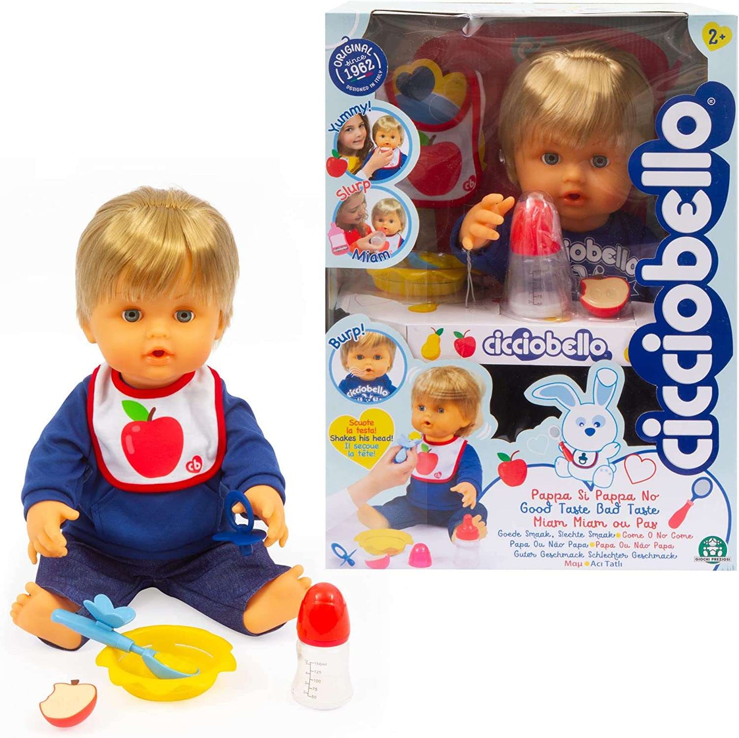 Cicciobello Pappa Si e Pappa No - bambola - DarSaGiocattoli