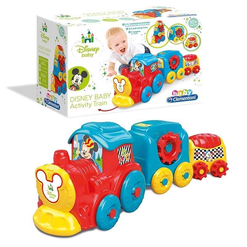 Clementoni Mickey & Friends Disney Baby Activity Train 10+ Mesi Multicolore 17168 - DarSaGiocattoli