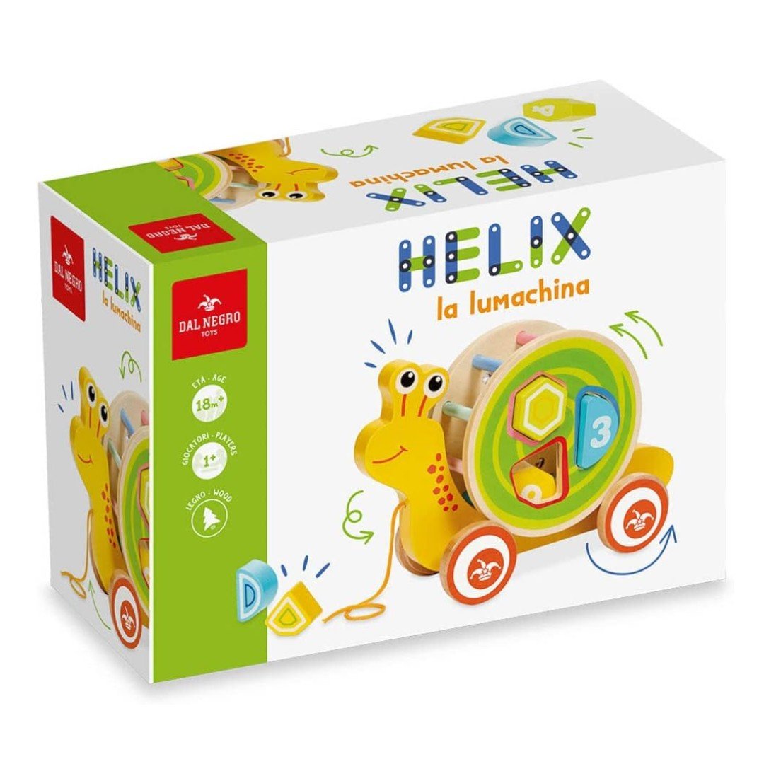 Dal Negro Helix la lumachina gioco in legno 54026 - 8001097540266 - DarSaGiocattoli