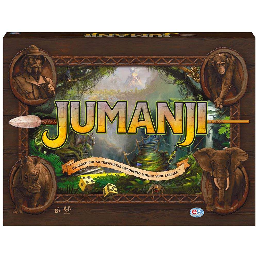 Editrice Giochi Jumanji Il Gioco versione ufficiale italiana (in legno) - DarSaGiocattoli