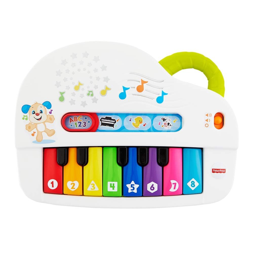 Fisher-Price Pianoforte di Cagnolino Gioco Musicale con Luci e Suoni Versione Italiana - DarSaGiocattoli