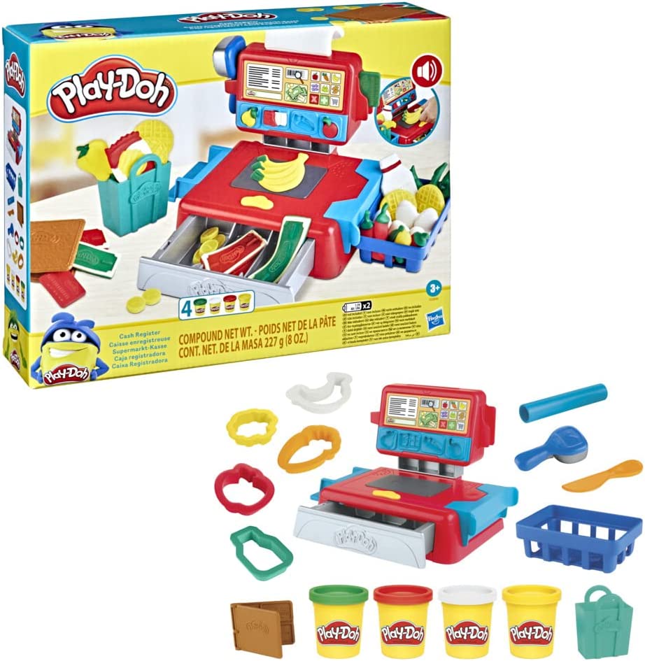 Play-Doh (PlayDoh) Hasbro Registratore di Cassa Playset con Suoni Divertenti - DarSaGiocattoli