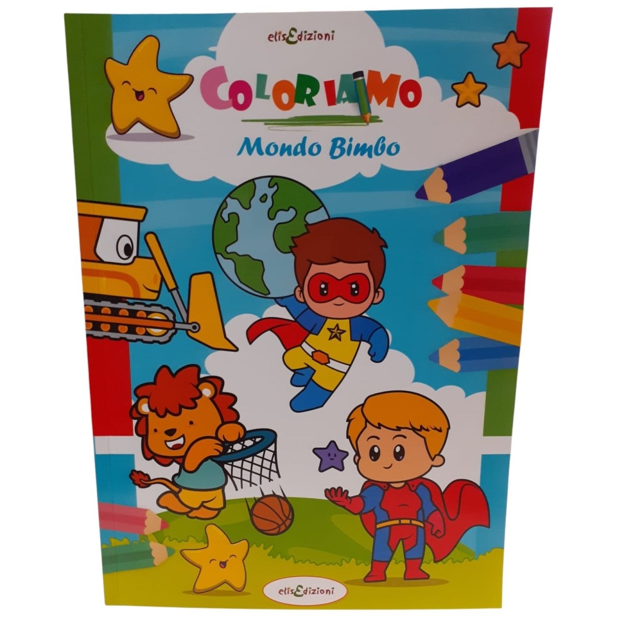 4 Album da Colorare Assortiti Mondo Bimbo 23x33 cm ElisEdizioni 016464 - 9990000016464 - DarSaGiocattoli