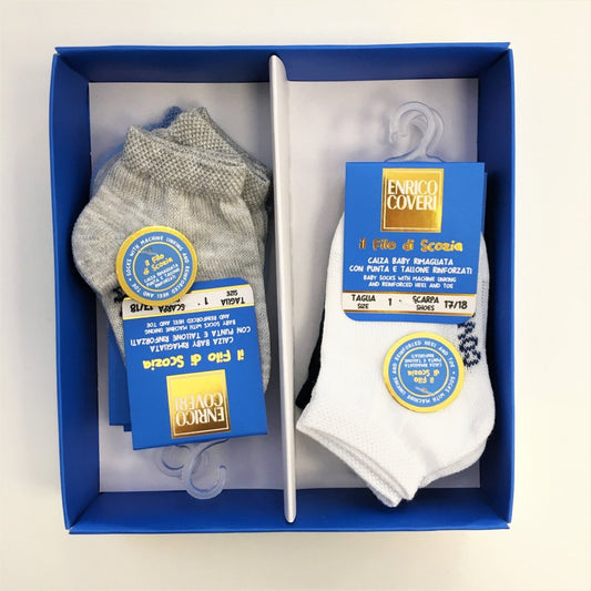 6 Paia Calzini Bambino Baby Filo Di Scozia Elegant - 1 Assortiti Enrico Coveri 10539 - 8051198425726 - DarSaGiocattoli