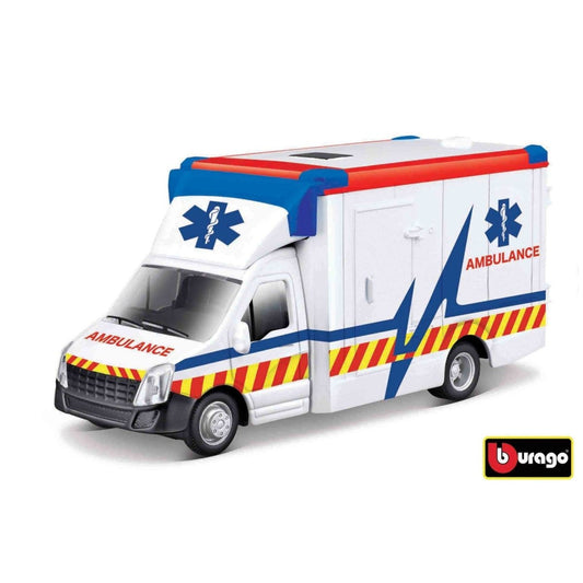 Ambulanza Croce Rossa Italiana 1:50 Burago 18-32266 - 4893993322602 - DarSaGiocattoli