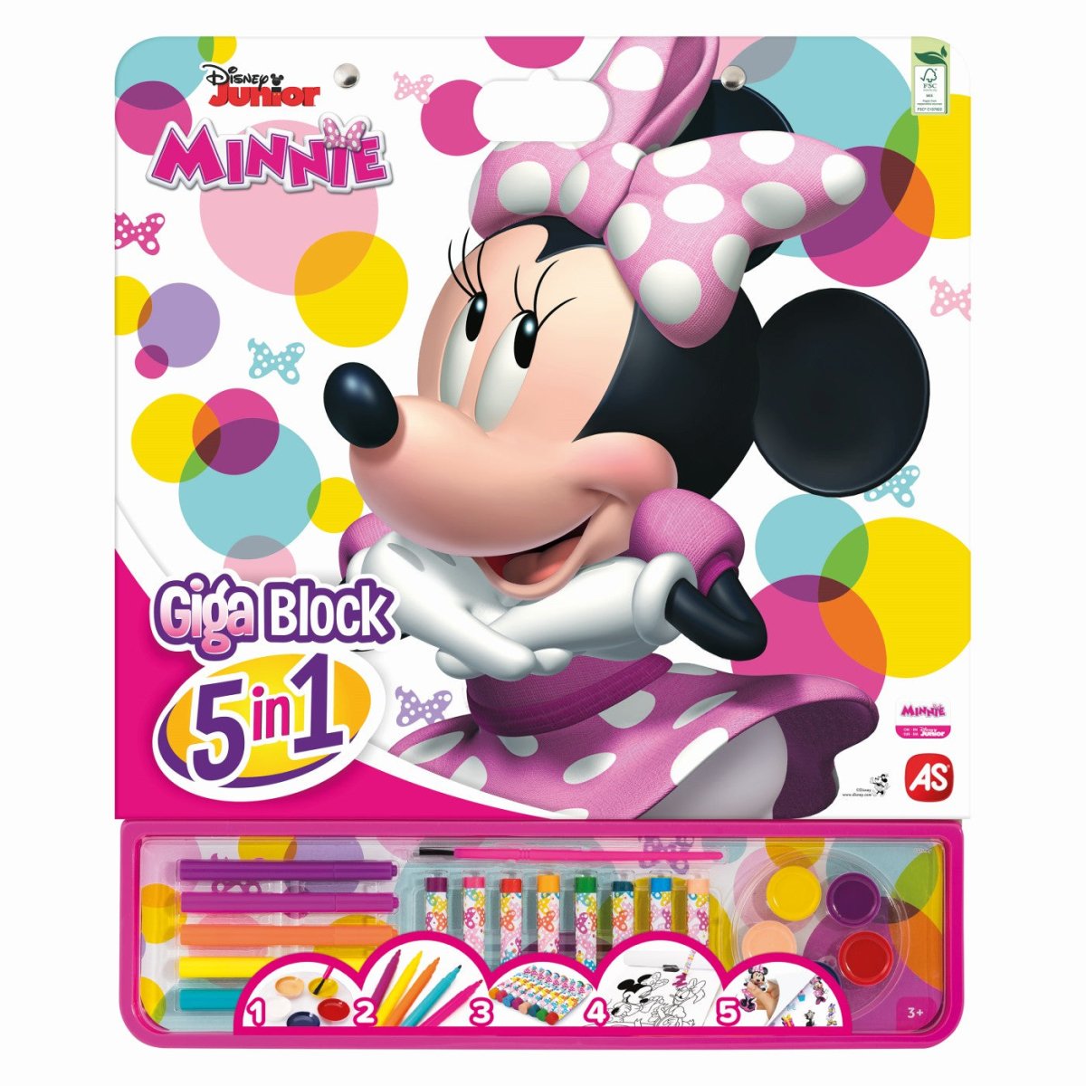 AS Company Colori Set 5 in 1 Giga Block Minnie 1023 - 62749 - 5203068627485 - DarSaGiocattoli