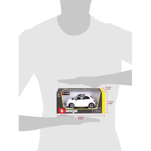 Auto Fiat 500 Scala 1:24 Burago 18 - 22106 - 4893993221066 - DarSaGiocattoli