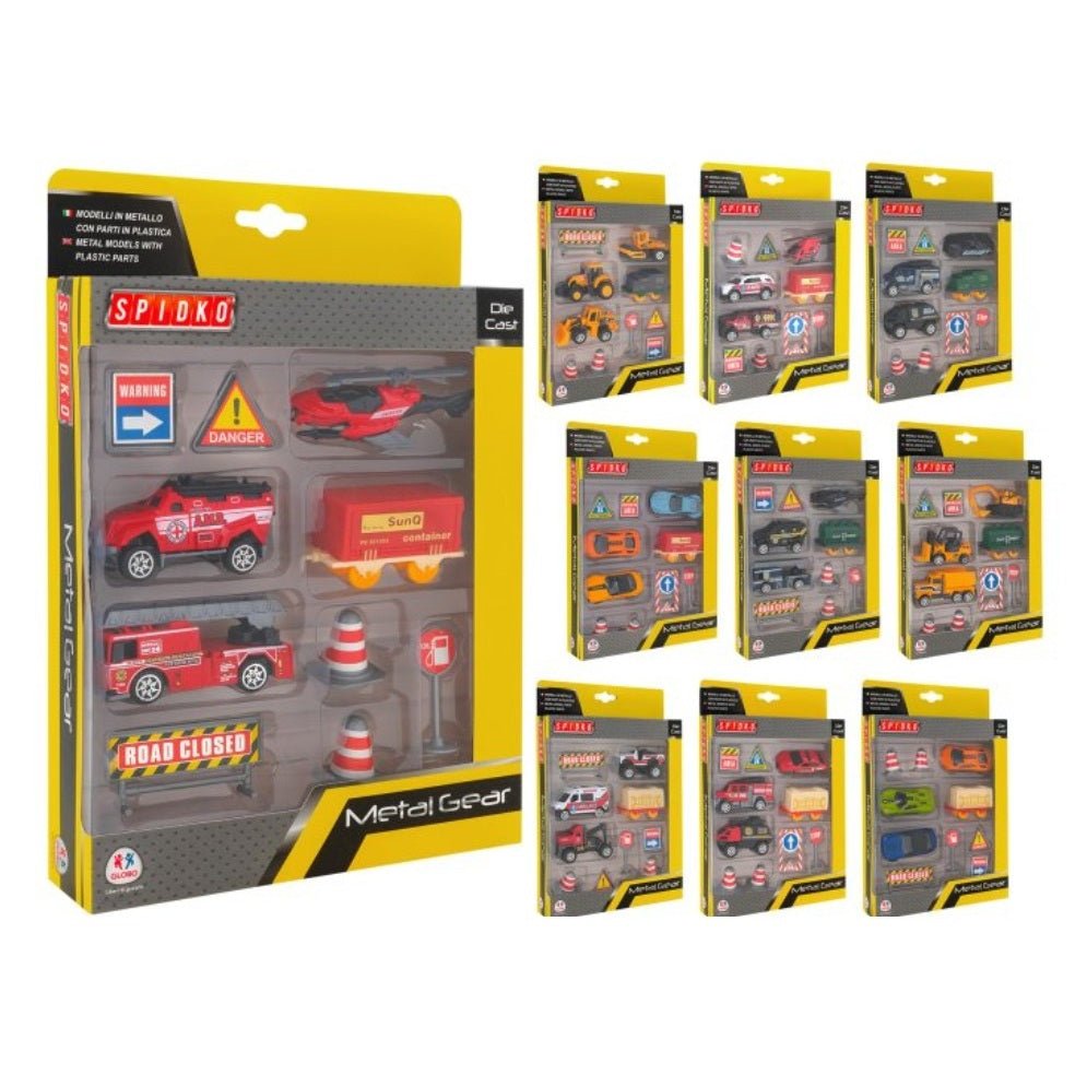 Auto In Metallo Set Die Cast 3+ Anni Globo 41036 - 8014966375562 - DarSaGiocattoli
