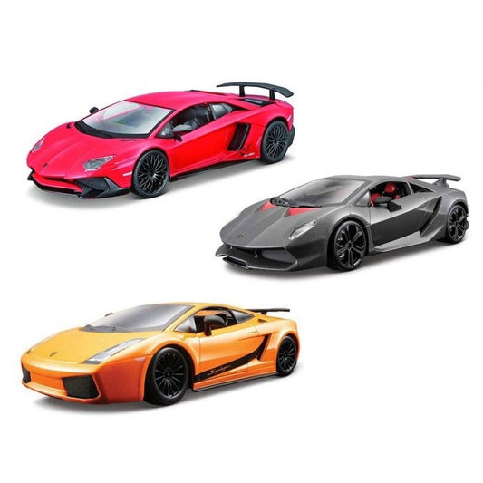 Auto Lamborghini 1:24 Tre Modelli Assortiti Burago 18-011223 - 4893993011223 - DarSaGiocattoli