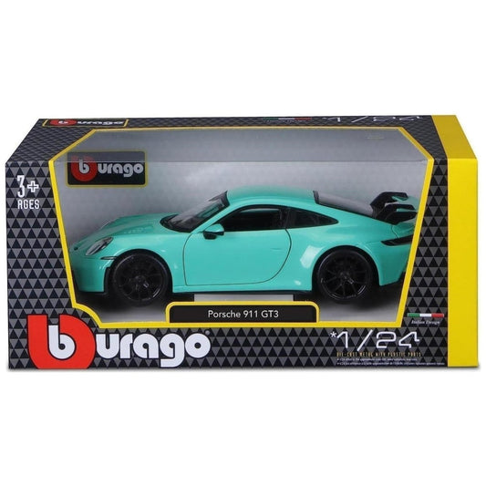 Auto Porsche 911 GT3 1:24 In Metallo Burago 18-21104 - 4893993211043 - DarSaGiocattoli