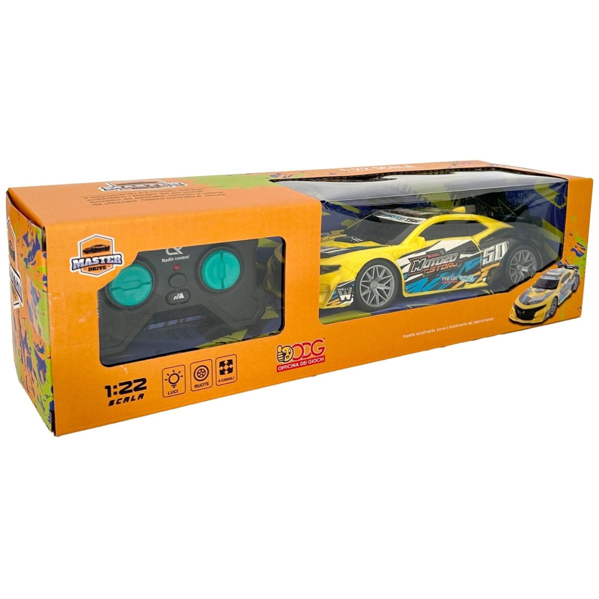 Auto Radiocomando ODG1065 Scala 1:22 ODG Per Bambini - 0806891571380 - DarSaGiocattoli