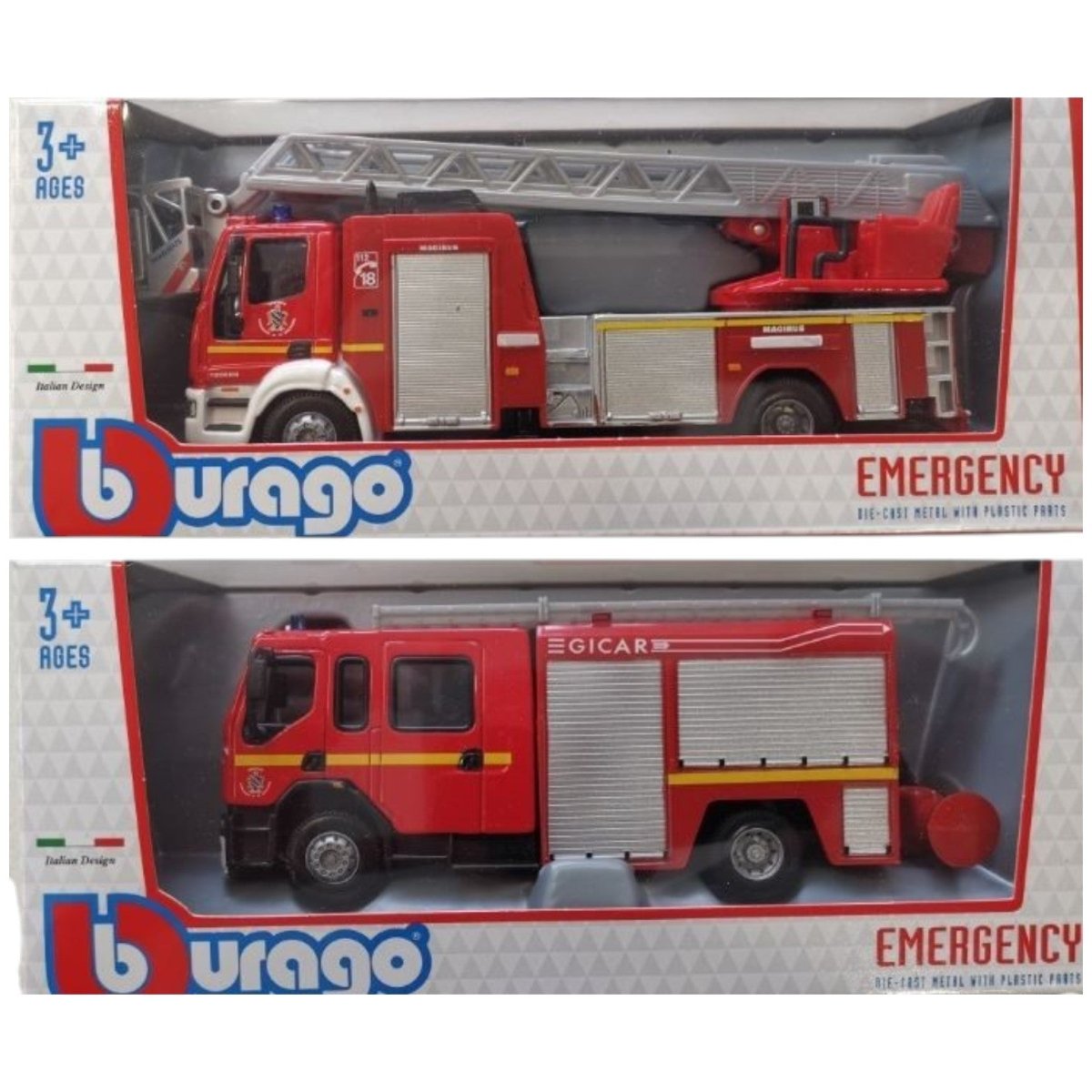 Automezzo Vigili Del Fuoco 1:50 Burago 18-32000 - 4893993320004 - DarSaGiocattoli