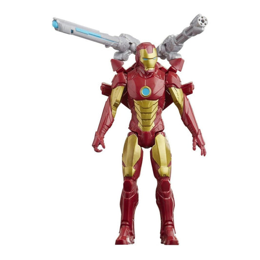 Avengers Iron Man Action Figure 30cm con Blaster Titan Hero E7380 - 5010993653621 - DarSaGiocattoli