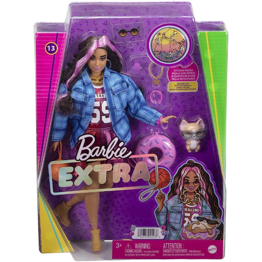 BAMBOLA BARBIE EXTRA 30 CM N° 13 CON ACCESSORI MATTEL HDJ46 - DarSaGiocattoli