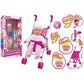 Bambola Parlante 41 Cm Con Passeggino Colori Assortiti Globo 42481 - 8014966424819 - DarSaGiocattoli