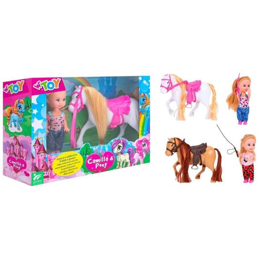 Bambolina Cavallerizza Assortito Globo 41313 - 8014966413134 - DarSaGiocattoli