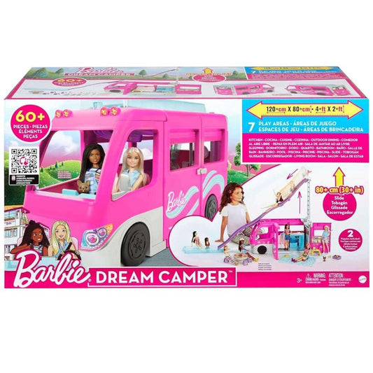 Barbie Camper dei Sogni Playset con Veicolo HCD46 - 0194735007646 - DarSaGiocattoli