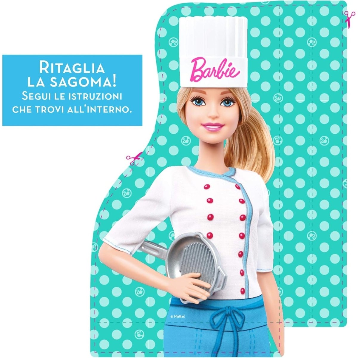 Barbie Cucina 106cm Pasta Da Modellare Grandi Giochi GG0527 - 8005124005278 - DarSaGiocattoli