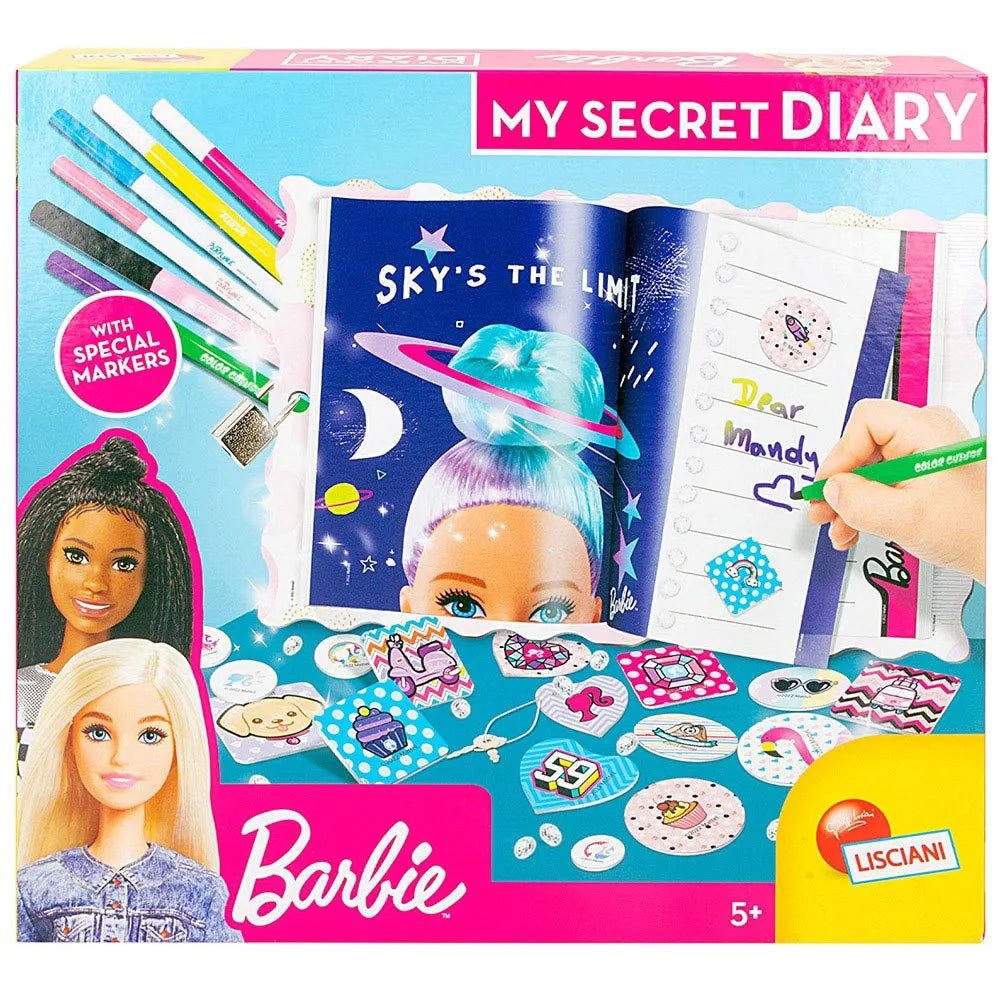 Barbie Diario Segreto Con Lucchetto Lisciani 86030 - 8008324086030 - DarSaGiocattoli