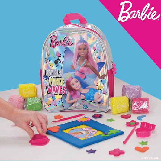 Barbie Dough Creative Kit Con Zainetto e Pasta Modellabile Lisciani - 8008324088874 - DarSaGiocattoli