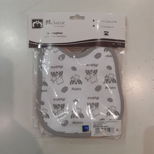 Bavetta Neonato/a 6 Pezzi Fantasia Stampa Cotone Irge Baby IR1373 - 8001615130986 - DarSaGiocattoli