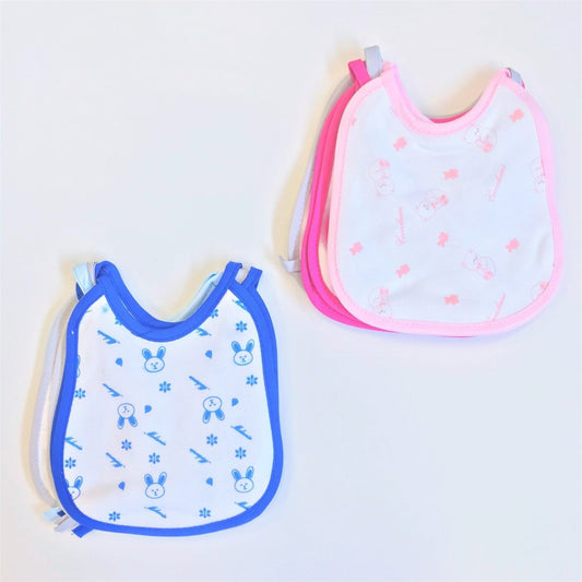 Bavetta Neonato/a 6 Pezzi Fantasia Stampa Cotone Melanie AP122 - 8053636093337 - DarSaGiocattoli