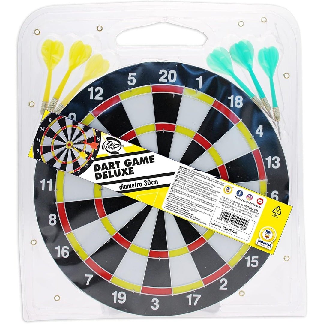 Bersaglio Con Freccette TeoSport Dart Game 30 cm Teorema 50010 - 8017967500100 - DarSaGiocattoli