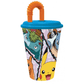 Bicchiere Pokemon Con Cannuccia 430 ml Real Trade 08030 - 8412497080304 - DarSaGiocattoli