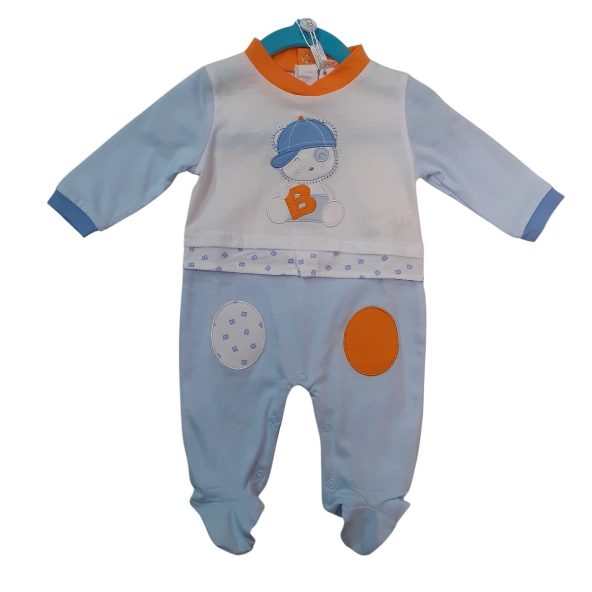 Bidibimbo Tutina Neonato In Cotone Cielo TI1692 - 8058480508907 - DarSaGiocattoli