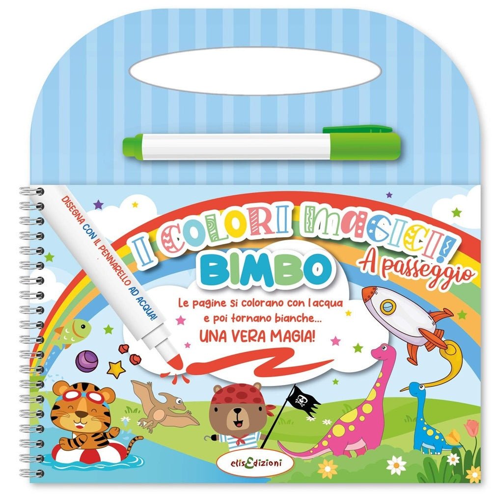 Bimbo Colori Magici a Passeggio Con Pennarello Ad Acqua - 9791281454583 - DarSaGiocattoli