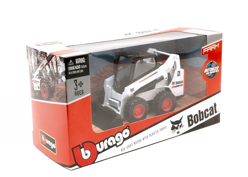 Bobcat Mezzo Da Lavoro 10 cm Scala 1:43 Assortiti Burago 18 - 31800 - 4893993318001 - DarSaGiocattoli
