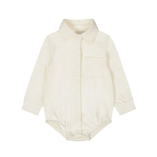 Body Camicia Neonato Con Colletto Bianco Dirkje N58741 - 8720815599347 - DarSaGiocattoli
