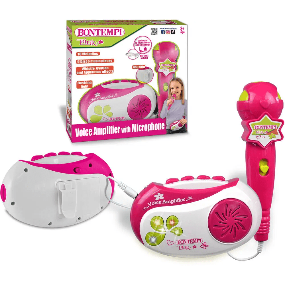 Bontempi Microfono Con Amplificatore Vocale 42 4172 - 0047663339382 - DarSaGiocattoli