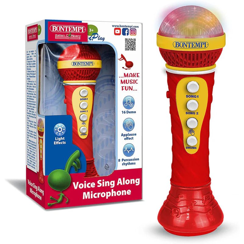 Bontempi Microfono Karaoke Con Effetti Luminosi 41 2020 - 0047663339337 - DarSaGiocattoli