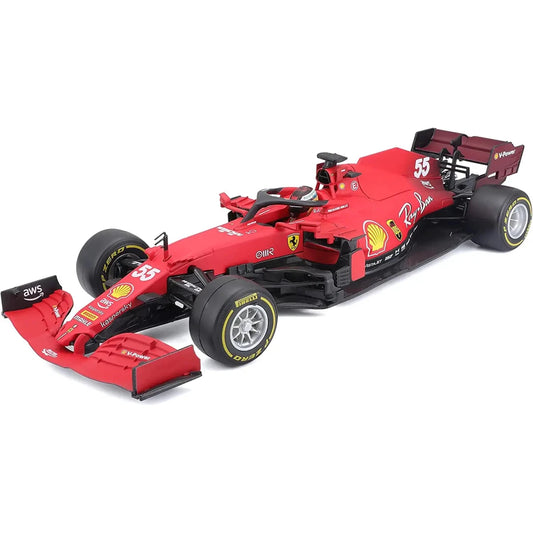 Burago F1 SF21 Sainz R&P 1:18 In Metallo 921369.004 - 4893993014262 - DarSaGiocattoli